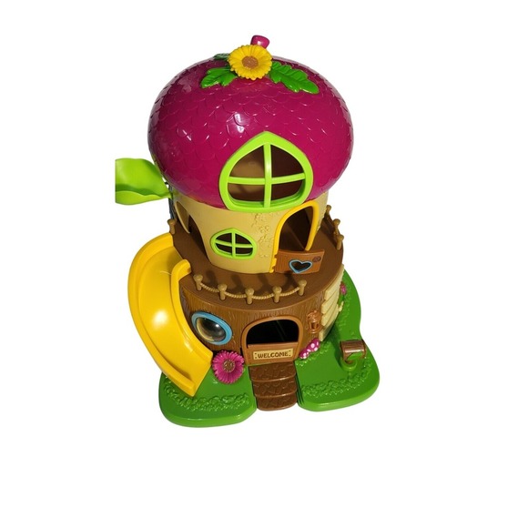 Li'l Woodzeezz Play Treehouse Playset Dollhouse Toy with Slide - Picture 5 of 5